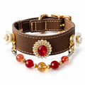Golden Rutile Red Agate & Resin Crystal