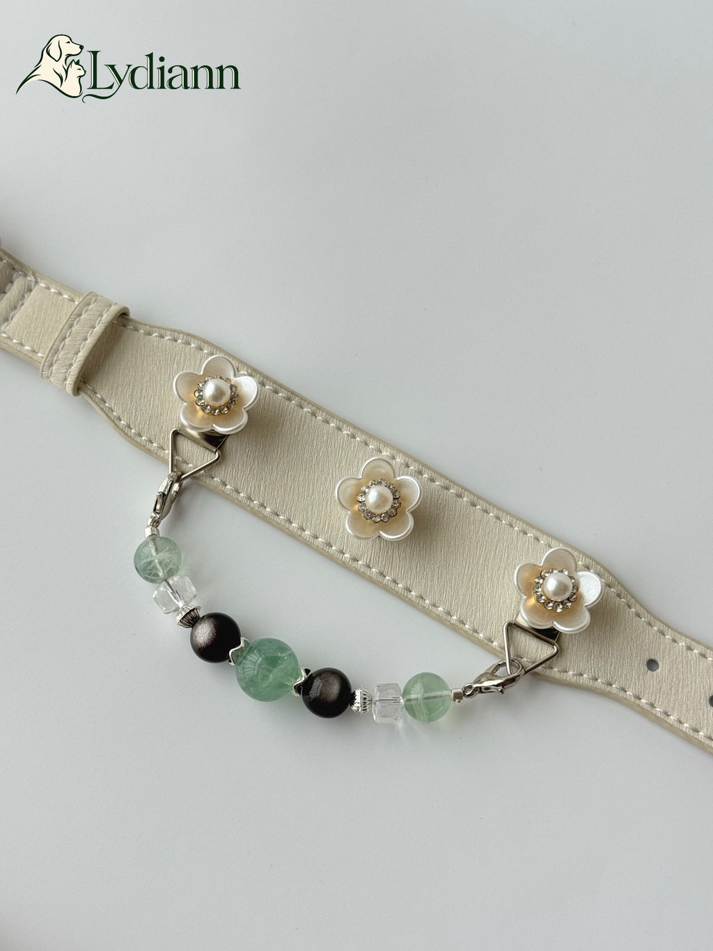 Fluorite & Obsidian Crystal Collar