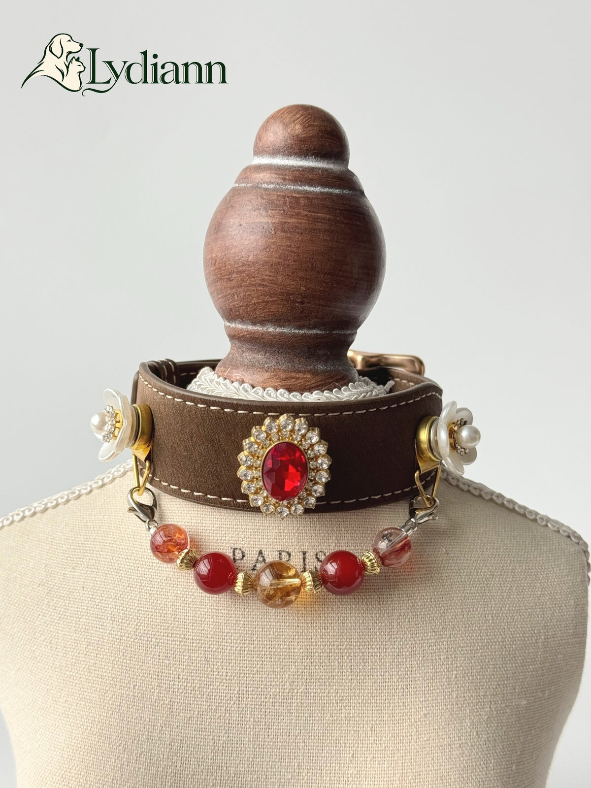 Golden Rutile Red Agate & Resin Crystal