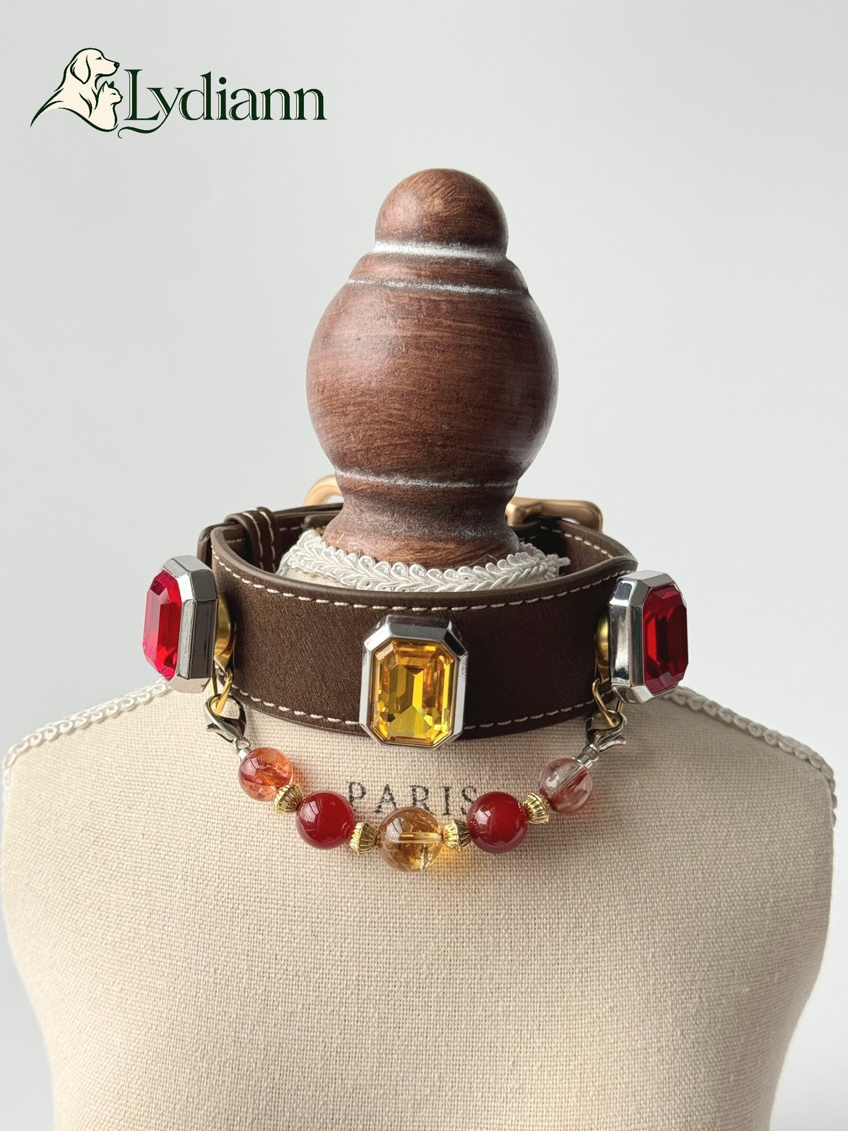 Golden Rutile Red Agate & Resin Crystal