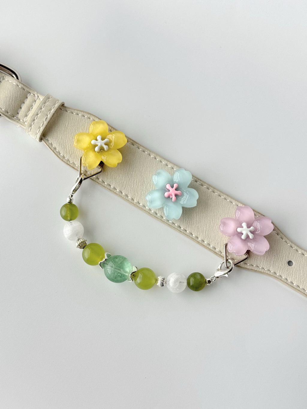 Green Fluorite Crystal Pet Collar
