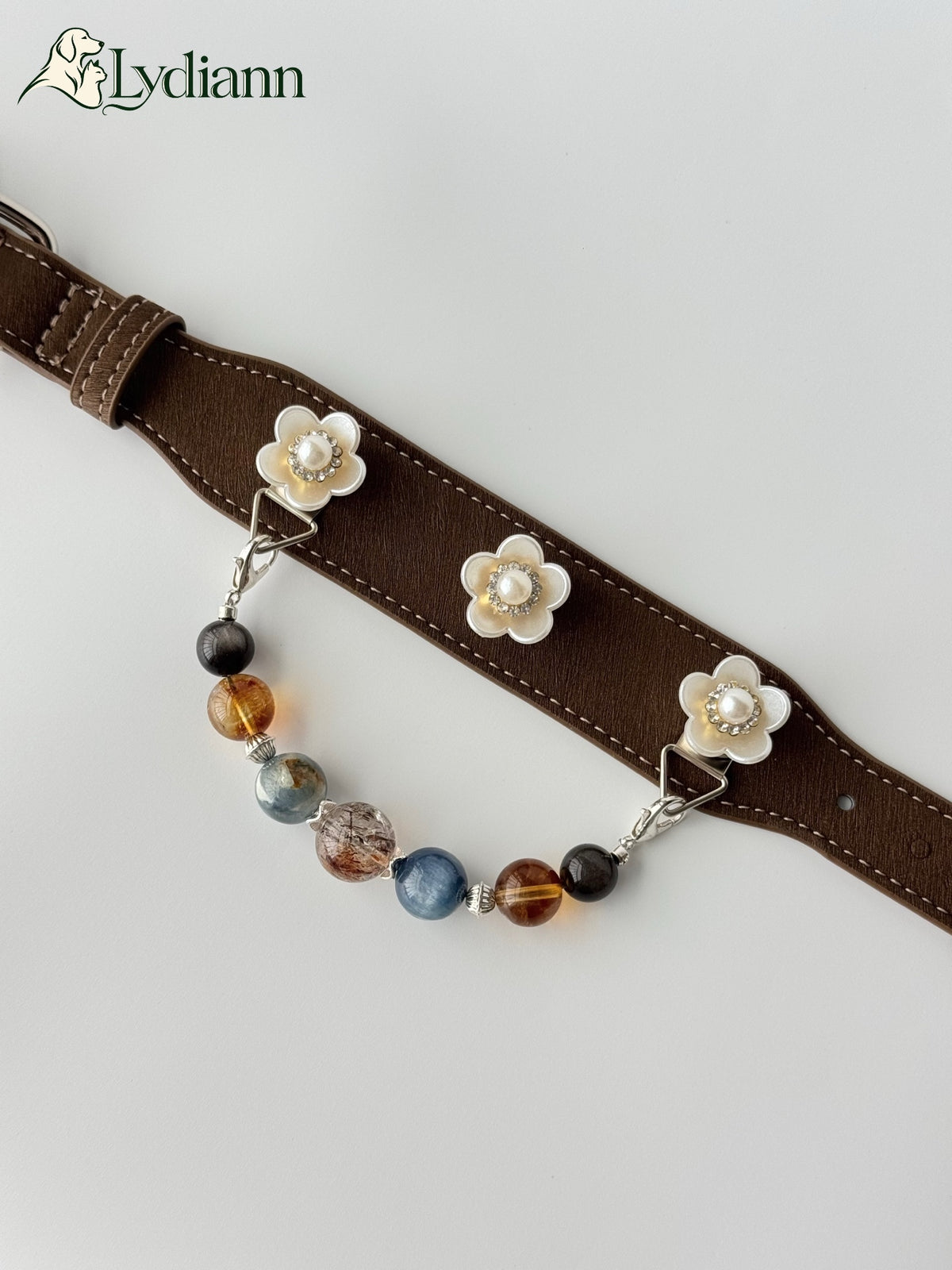 Super Seven & Kyanite Crystal Pet Collar