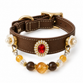 Citrine Smoky Quartz & Clear Crystal  Collar