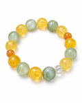 Yellow Fluorite Crystal Bracelet