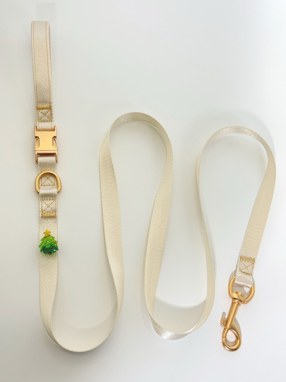 Green Agate Christmas Pet Collar