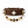 Tiger Eye Smoky Quartz & Citrine Crystal