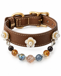 Super Seven & Kyanite Crystal Pet Collar
