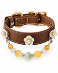 Green Fluorite Crystal Pet Collar