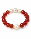 Red Agate Bracelet | Owner & Pet Twin Set